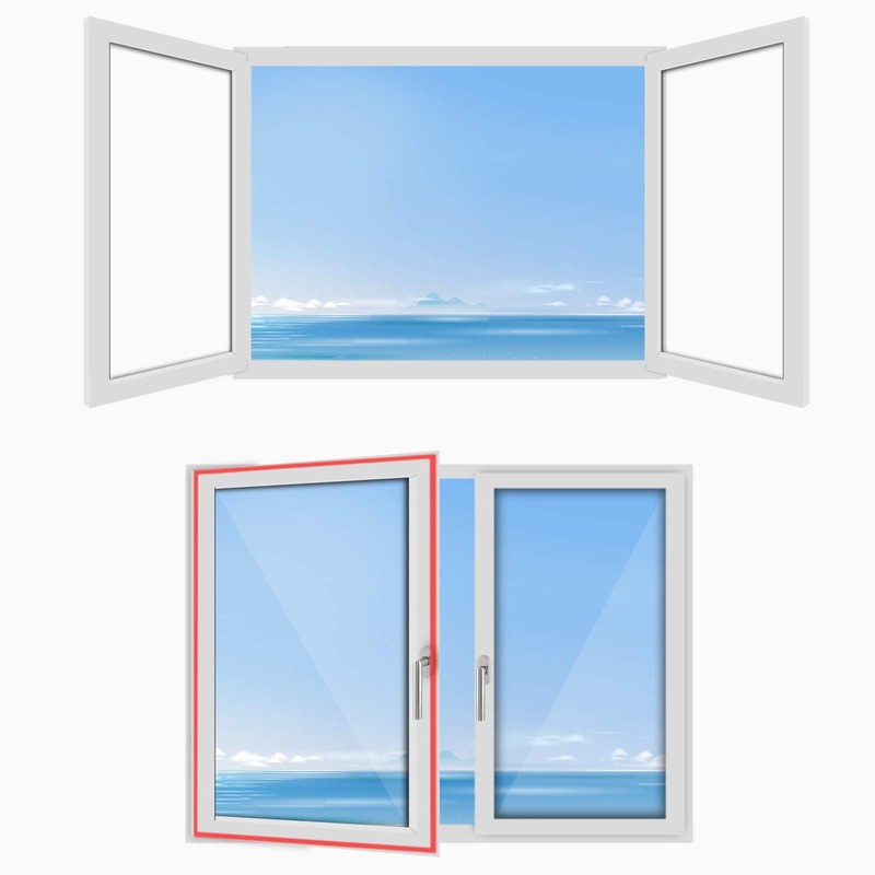 HOOMEE 300CM(118") Window Seal, Cloth Accessory for Portable Air Conditioner