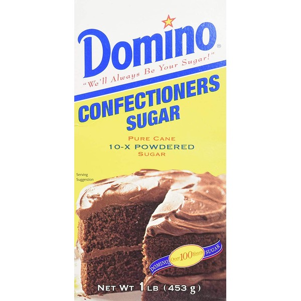 Domino Confectioners 10-x Powdered Sugar, 1 Pound Box - PACK OF 4