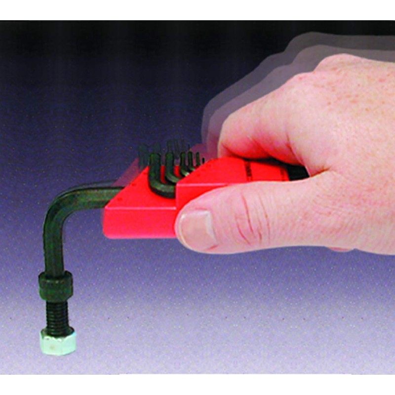 Bondhus 18037 Bondhex Case Holds 13 L-Wrenches .050-3/8"