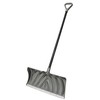 Suncast 24-Inch Snow Shovel and Pusher Combo with Durable Galvanized
