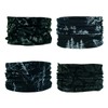 SMEHCF 4 Multipurpose Bandanas for Women Men Headband Balaclava Hair