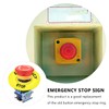 POPETPOP Emergency Stop Warning Circle: 10Pcs Emergency Stop Button -