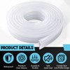 Lineshading 2 Pack Vinyl Shower Door Bottom Seal, 36-inch Shower