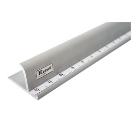 Victor Cutting Ruler 30 Inch - Metal Ruler - Non Slip - Straight Edge Ruler - Scale Ruler - Steel Ruler - Aluminium Cutting Ruler - Safety Ruler