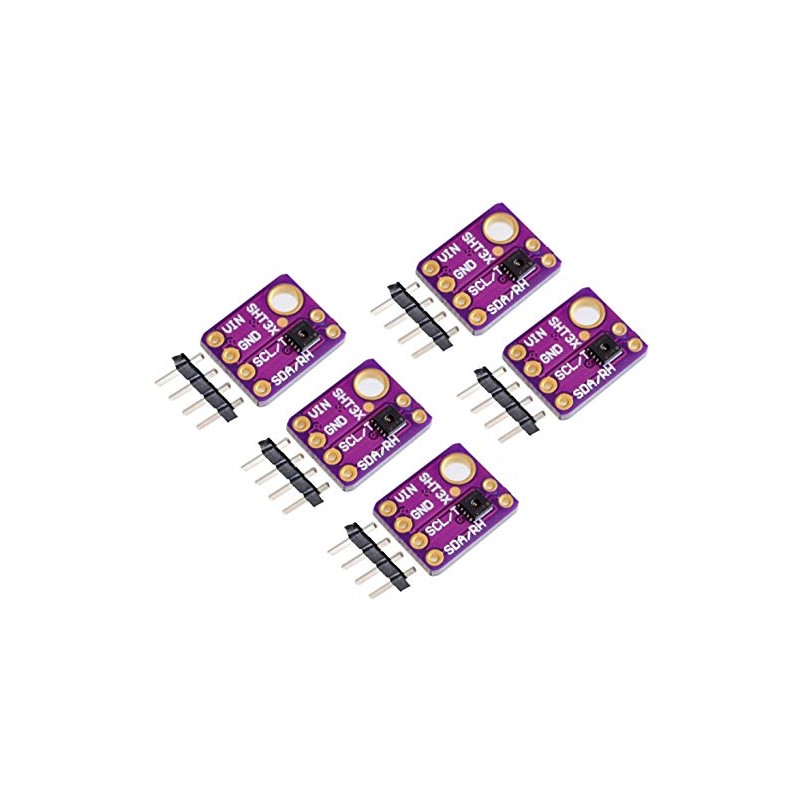 TECNOIOT 5pcs sht31 temperatura de tuberías & sht31-d Humidity Sensor