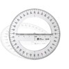 25 cm Full Round Protractor, 360 Degree Plastic Measuring Tools