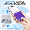 Harryfit Translation Earbuds Real Time,Ai Language Translation Headphones,Open-Ear Translating Ear