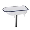 Brass Bird Bath Tub, White Finish, Featuring Clawfoot Bathtub Design,