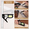 Combination Square 300 mm & 150 mm Set, Adjustable Combination