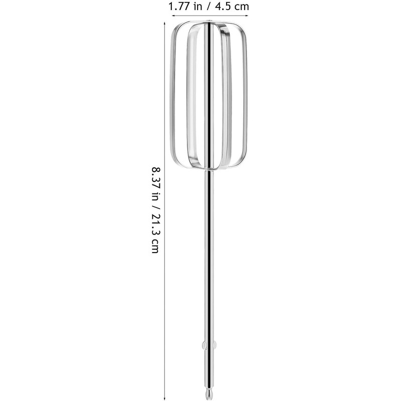 Abaodam Repuestos para Batidora de Mano 2 Pcs Acero Inoxidable
