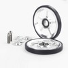 Aceoffix 2pcs Alloy Easy Wheels Easywheel & Titanium Bolts For