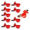 Mebix TRD 10pz Bebedero para Aves, Pollo, Gallina, Codorniz, Gallo,