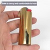 Metal J6 Lighter Case Cover Reusable for Bic Regular lighters