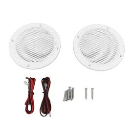 4 Inch Marine Ceiling Speakers 120W Waterproof Flush Mount in Wall Audio Stereo Sound System for ATV UTV Boat