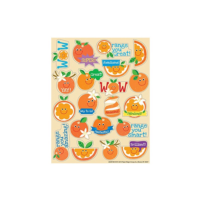 Eureka Orange Stickers, Scented (650918)