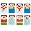 LUYING Eraser Set of 8, Elementary School Student Stationery, Mr.