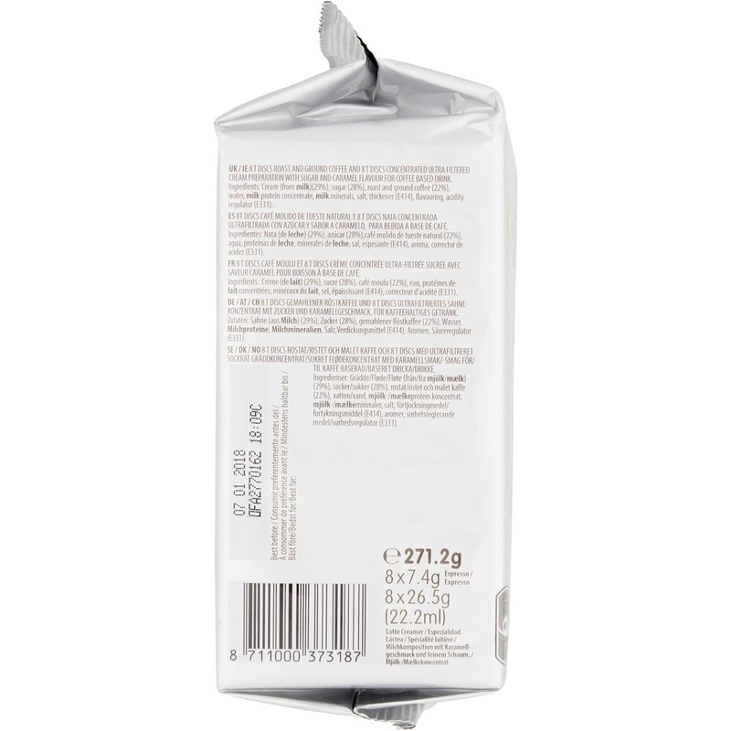 Tassimo L'Or Latte Macchiato Caramel Coffee (16 pods, 8 servings)