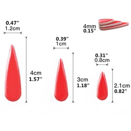 Teardrop Ceramic Mosaic Tiles 500g Craft Teardrop Ceramic Mosaic Pieces for Picture Frames Cups Flower Pots Aquariums Vases Stepping Stones (Mix Color)