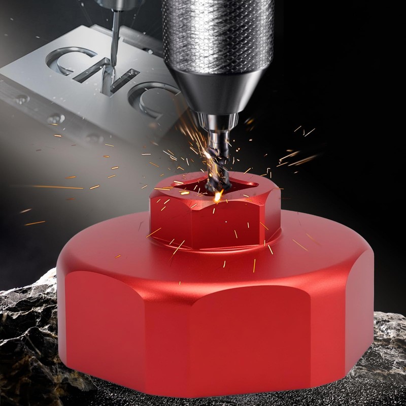 KPALAG Aluminum Trailer Axle Hub Oil Bath Cap Wrench Compatible