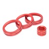 4Pcs A/C Knob Ring Trim Volume Adjuster Decor Fit for