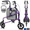 Vive Mobility 3 Wheel Walker - Three Wheeled Rollator for