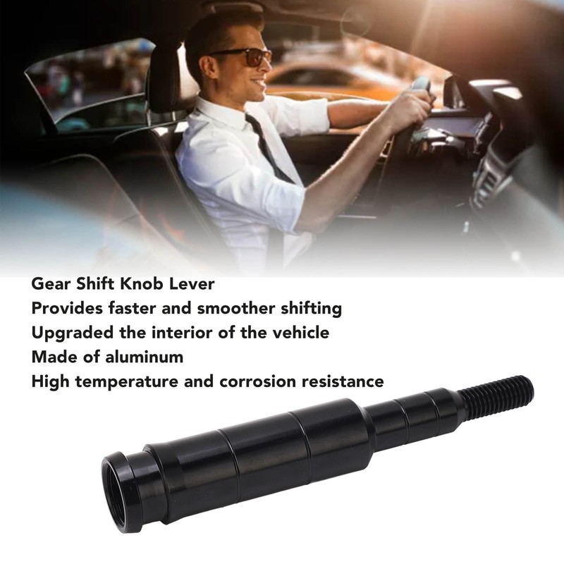 Gear Shift Knob Lever Smooth Operation Aluminum Car Transmission Shift