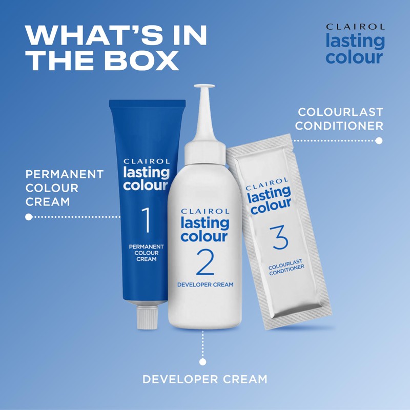 Clairol Lasting Colour Permanent Hair Dye | Perfect Grey Coverage