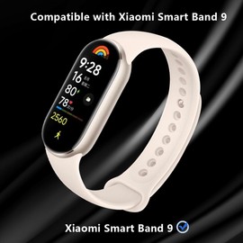 Cmiuubrer 3 Pack for Xiaomi Smart Band 9 Screen Protector (no glass), Self-Healing, 3D Full Screen Coverage Soft Film, Anti Scratch HD Clear Screen Protector for Xiaomi Smart Band 9, Black