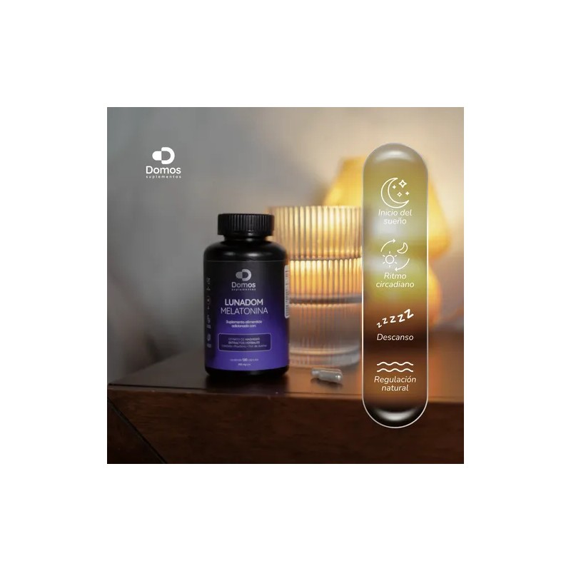 Domos - Melatonina + Citrato De Magnesio + Lavanda -120