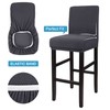 PiccoCasa Stretch & Removable Dining Chair Covers for Pub Counter,
