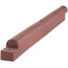 Playsafer 4' Flexible Interlocking Rubber Edging for Playgrounds (Terra Cotta,