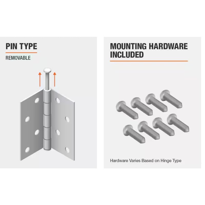1-1/2 in. Zinc-Plated Narrow Utility Hinge (10-Pack)