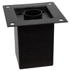(4 PCS) LADECH 4x4 Post Anchor Base with Bottom Drainage