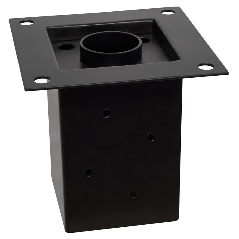 (4 PCS) LADECH 4x4 Post Anchor Base with Bottom Drainage