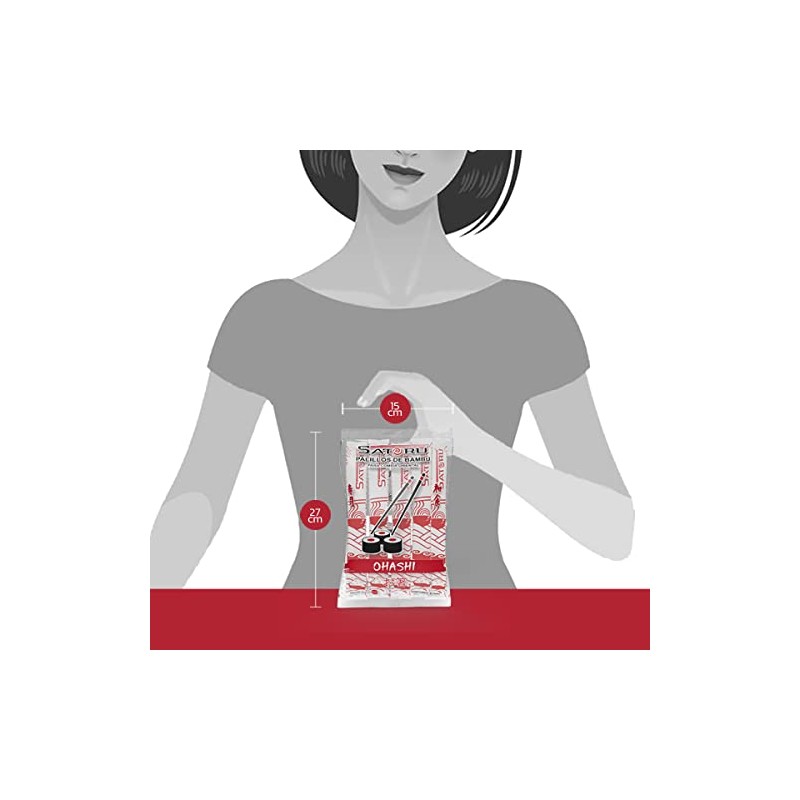 2 pack Palillos Chinos de bambú 40 pares c/u ,