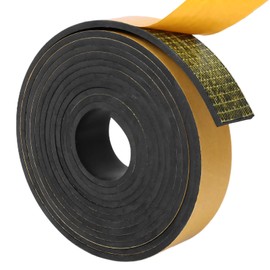 DGSL Neoprene Rubber Sheet Self Adhesive, 3" W x 1/8" T x 10' L Solid Rubber Sheets, Rolls & Strips for DIY Gaskets Crafts, Pads, Protection, Supports, Leveling, Anti-Vibration, Anti-Slip