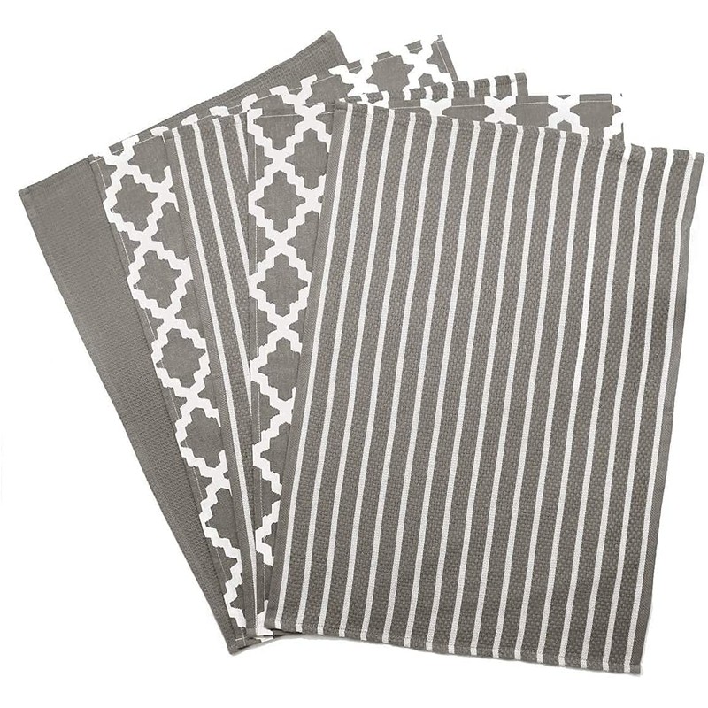Penguin Home Premium 100% Pure Cotton Grey Tea Towel for