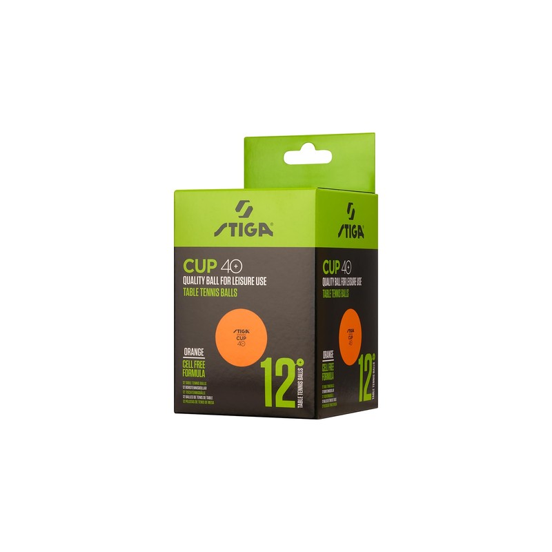 Stiga Table Tennis Balls Cup 40+ ITTF-Approved - Pack of
