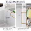 SWTYMIKI Sponge Holder for Kitchen Sink - Movable Kitchen Sink