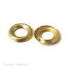 TERF® 100 Pcs Brass Plated Screw Cup Washer Size No.