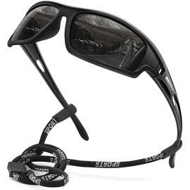 AWGSEE Polarized Sports Sunglasses for Men 100% UV Protection Wrap Around Unbreakable Sun Glasses for Fishing Driving