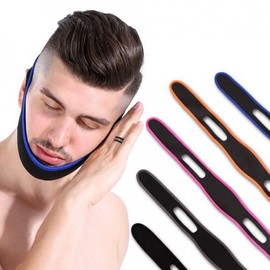 Special Offer: [PK] Anti-Snoring Sleep Double Chin Lifting Band Band Black 5ea