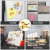 Junarter 12 Pack Magnetic Push Pins, Gold Fridge Magnets, Whiteboard