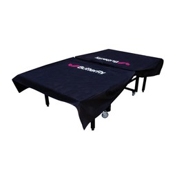 Butterfly Weatherproof Table Tennis Table Cover - Protect Your Ping Pong Table - Fits Regulation Size Tables – For Indoor or Outdoor Use - Made of Weatherproof Nylon,Black