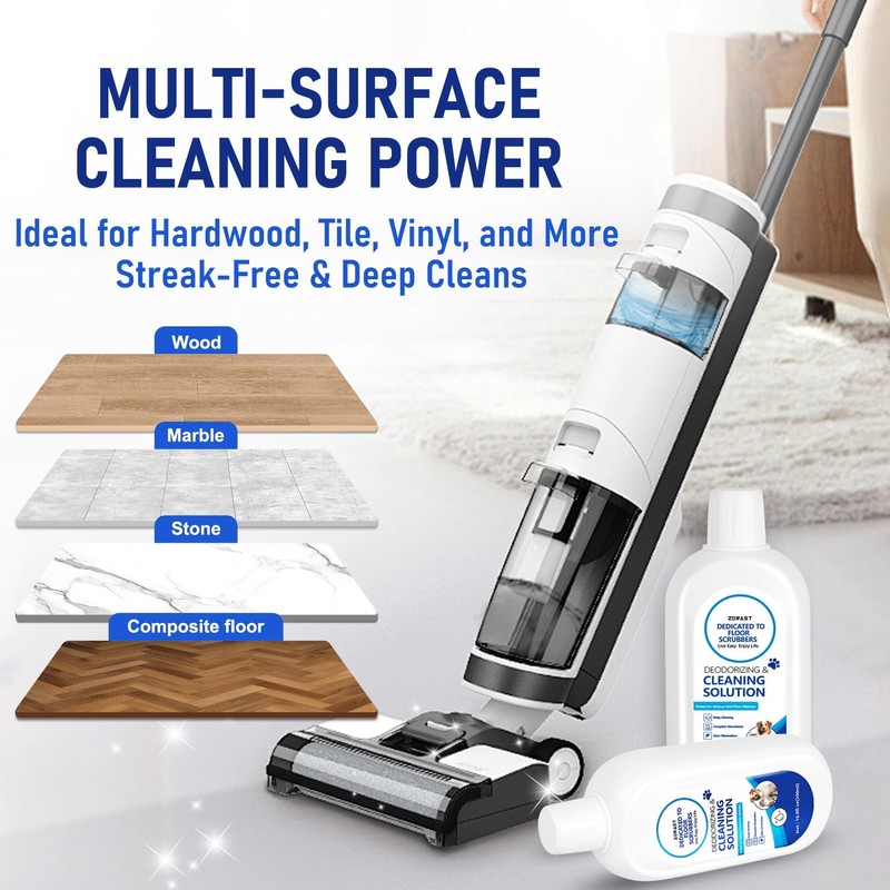 ZORAST Floor Cleaning Solution Compatible With Tineco, Suitable With All