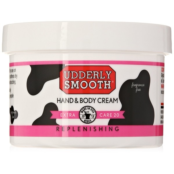 Udderly Smooth Extra Care Cream with 20% Urea, 8 oz, Unscented
