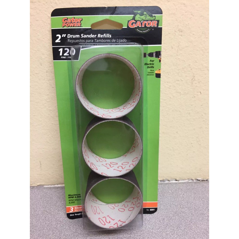 Gator 6091 2" D X 2" L Aluminum Oxide Drum