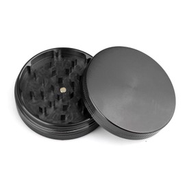 HOMVIDA Spice Grinder Crasher 3 Inch Portable Size with Magnetic Lid - Black
