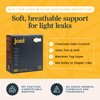 joni Pads, Bamboo Incontinence Pads for Bladder Leaks, Light-Medium Support,