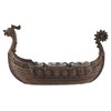Nordic Drakar Viking Ship Tea Light Holder Bronze 3 Tea